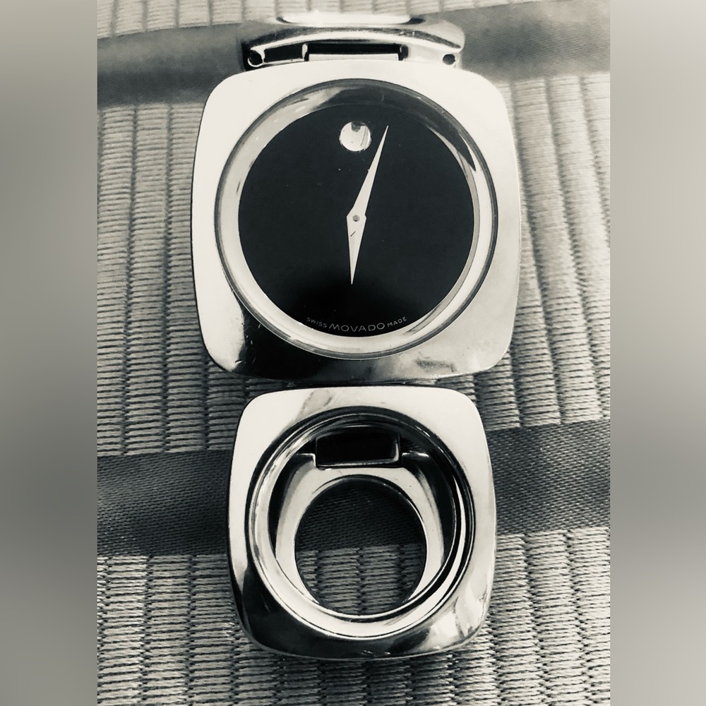 Rare Movado Museum Watch. Large Face. Classic, Iconic Watch & Bracelet Jewelry